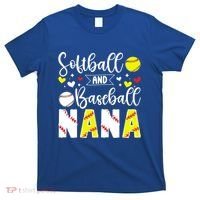 Softball Baseball Nana Grandma Baseball Softball Nana Gift T-Shirt thumb 0
