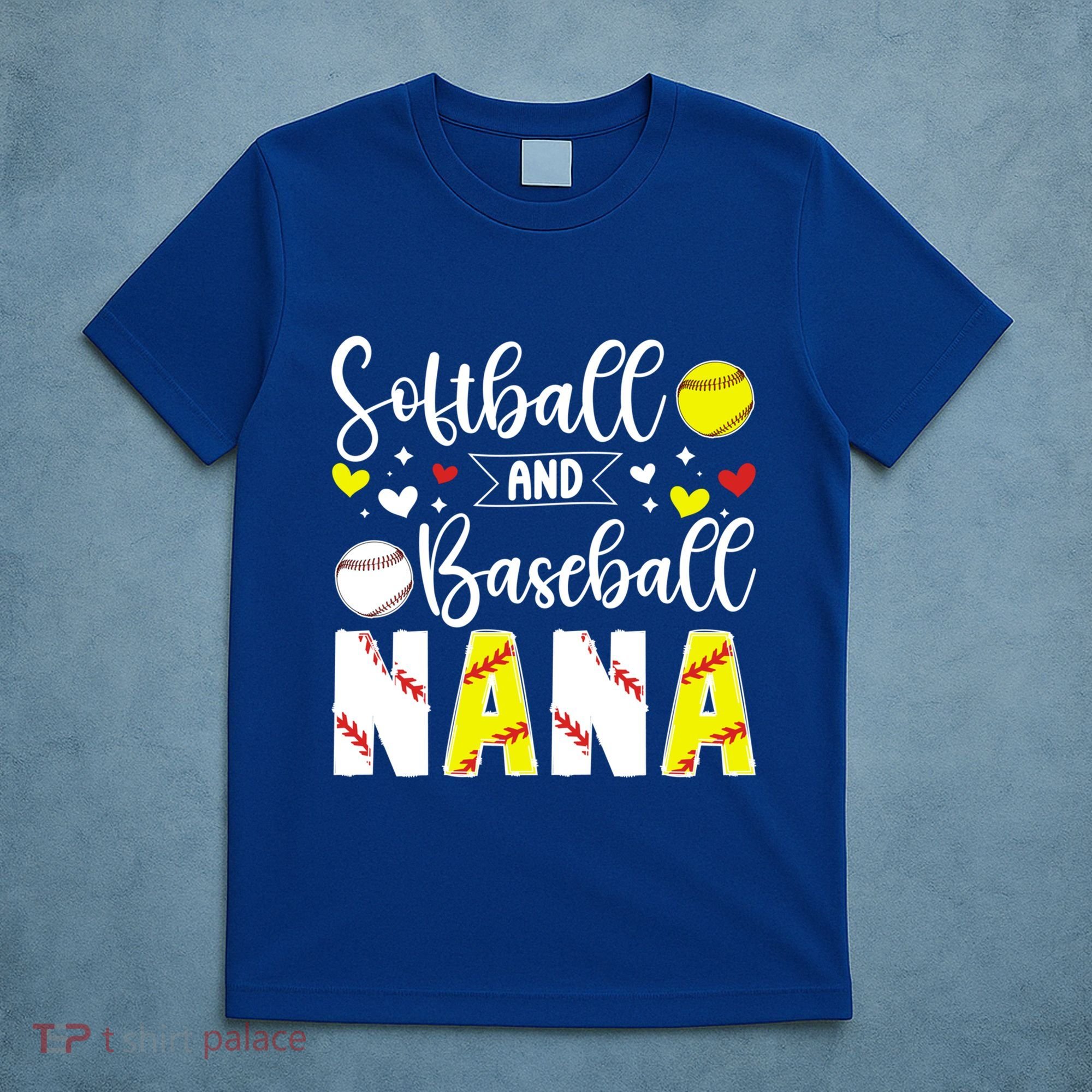 Softball Baseball Nana Grandma Baseball Softball Nana Gift T-Shirt