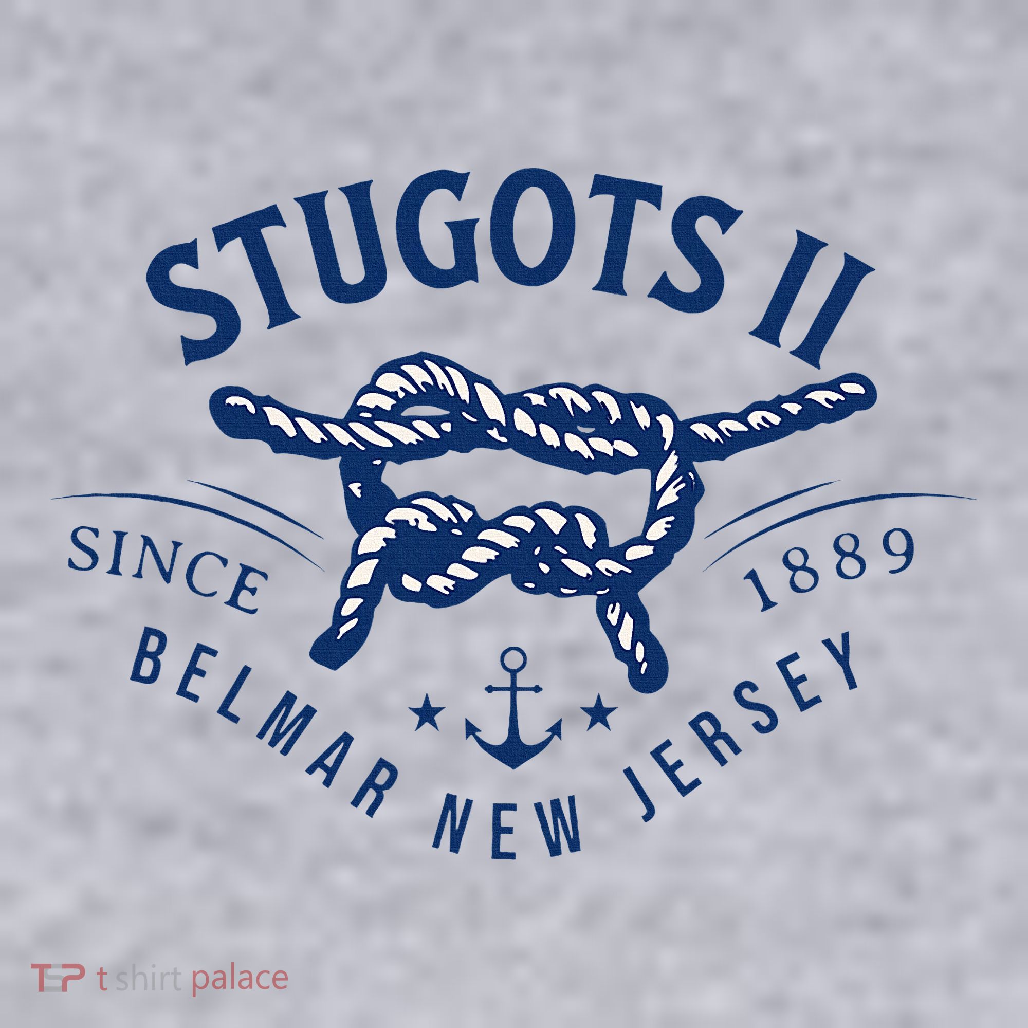 Stugots Belmar Nj Anchor Distressed Sarcastic Boating Women's Sweatshirt