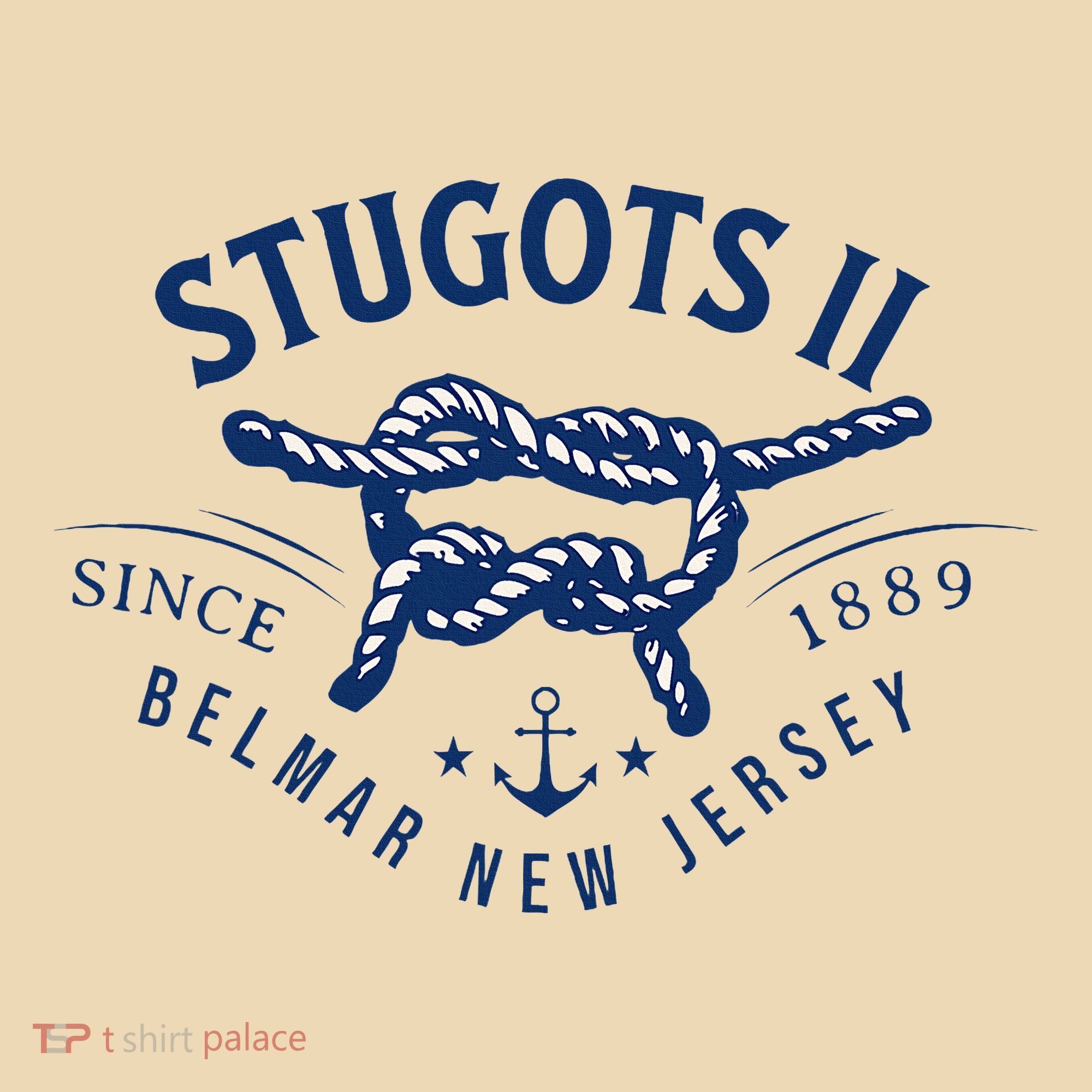 Stugots Belmar Nj Anchor Distressed Sarcastic Boating Tote Bag