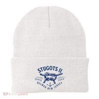 Stugots Belmar Nj Anchor Distressed Sarcastic Boating Beanie thumb 0