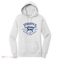 Stugots Belmar Nj Anchor Distressed Sarcastic Boating Women's Hoodie thumb 0