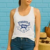 Stugots Belmar Nj Anchor Distressed Sarcastic Boating Women's Tank Top thumb 2