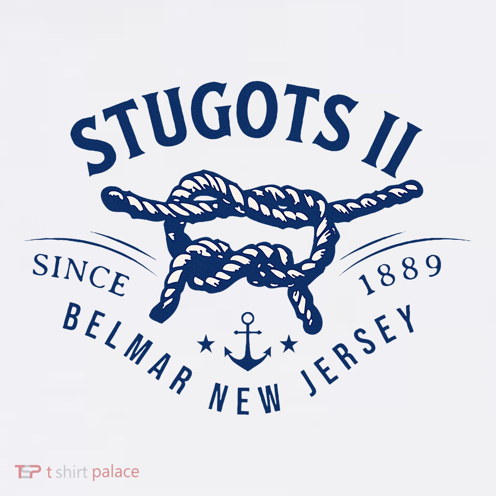 Stugots Belmar Nj Anchor Distressed Sarcastic Boating Baby Bodysuit