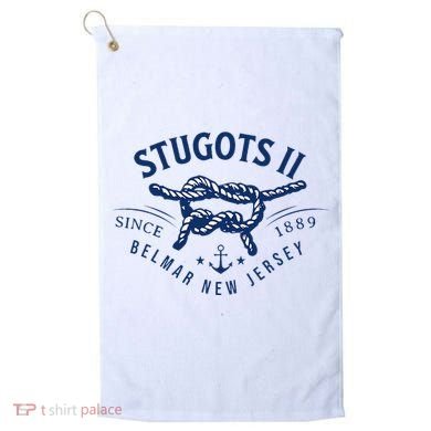 Stugots Belmar Nj Anchor Distressed Sarcastic Boating Golf Towel