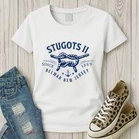 Stugots Belmar Nj Anchor Distressed Sarcastic Boating Women's T-Shirt thumb 3