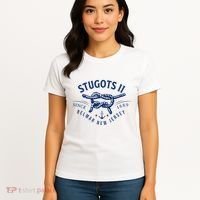 Stugots Belmar Nj Anchor Distressed Sarcastic Boating Women's T-Shirt thumb 4
