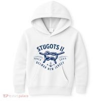 Stugots Belmar Nj Anchor Distressed Sarcastic Boating Kids Hoodie thumb 0