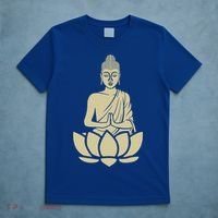 Spiritual Buddha Namaste And Lotus Meditation And Yoga Lifestyle Gift T-Shirt thumb 5