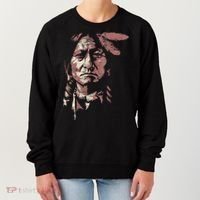 Sitting Bull Native American Chief Indian Warrior Women's Sweatshirt thumb 0