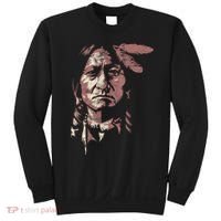 Sitting Bull Native American Chief Indian Warrior Sweatshirt thumb 0
