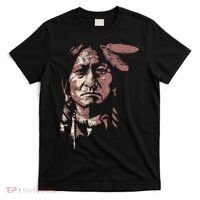 Sitting Bull Native American Chief Indian Warrior T-Shirt thumb 0