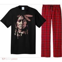 Sitting Bull Native American Chief Indian Warrior Pajama Set thumb 0