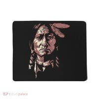 Sitting Bull Native American Chief Indian Warrior Mousepad thumb 0