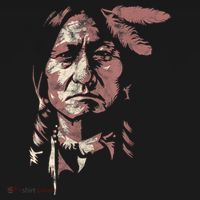 Sitting Bull Native American Chief Indian Warrior Mousepad thumb 1