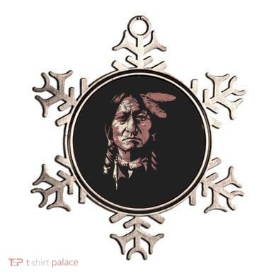 Sitting Bull Native American Chief Indian Warrior Ornament