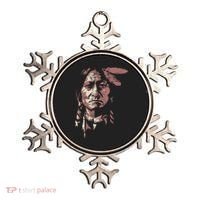 Sitting Bull Native American Chief Indian Warrior Ornament thumb 0