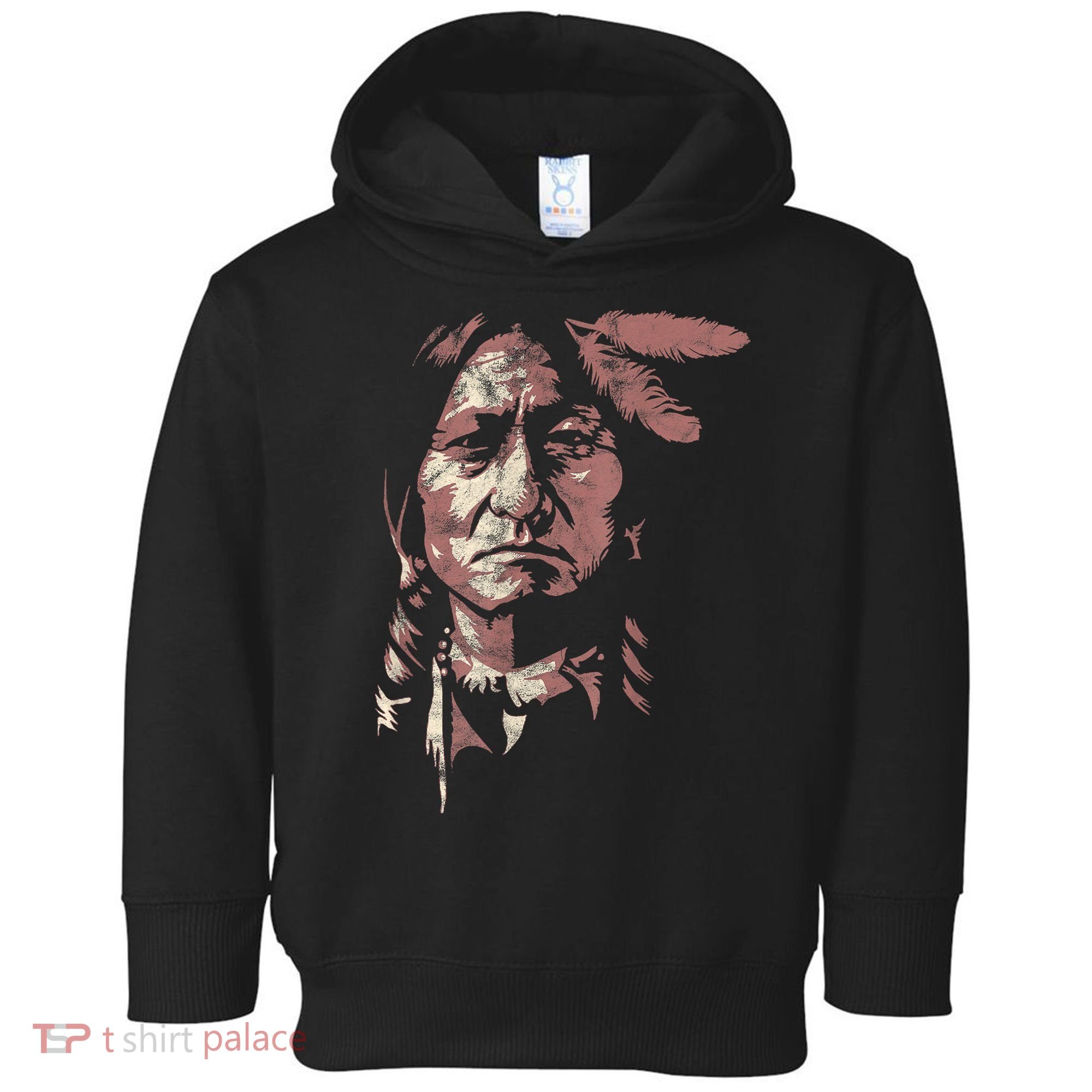Sitting Bull Native American Chief Indian Warrior Toddler Hoodie