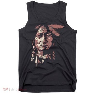 Sitting Bull Native American Chief Indian Warrior Tank Top