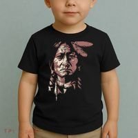 Sitting Bull Native American Chief Indian Warrior Toddler T-Shirt thumb 2