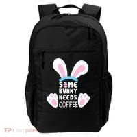 Some Bunny Needs Coffee   Rabbit Funny Easter Backpack thumb 0