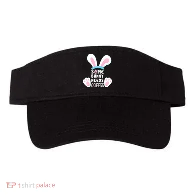 Some Bunny Needs Coffee   Rabbit Funny Easter Visor