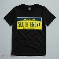 South Bronx New York Ny Home Neighborhood License Plate T-Shirt thumb 5