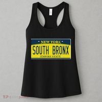 South Bronx New York Ny Home Neighborhood License Plate Women's Tank Top thumb 3