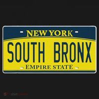 South Bronx New York Ny Home Neighborhood License Plate Women's Tank Top thumb 5