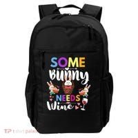 Some Bunny Needs Wine Rabbit Basket Stuffer Happy Easter Day Gift Backpack thumb 0