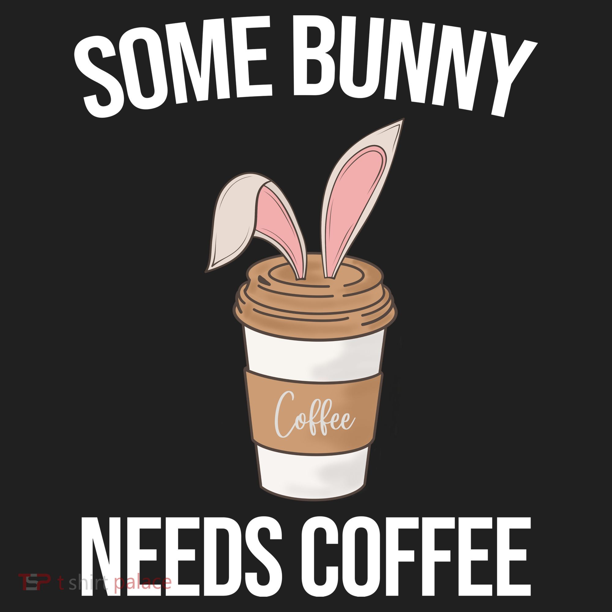 Some Bunny Needs Coffee Cute Beanie