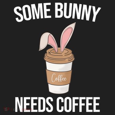 Some Bunny Needs Coffee Cute Sport-Tek Posi-UV Pro Polo