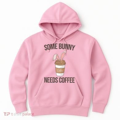 Some Bunny Needs Coffee Cute Hoodie