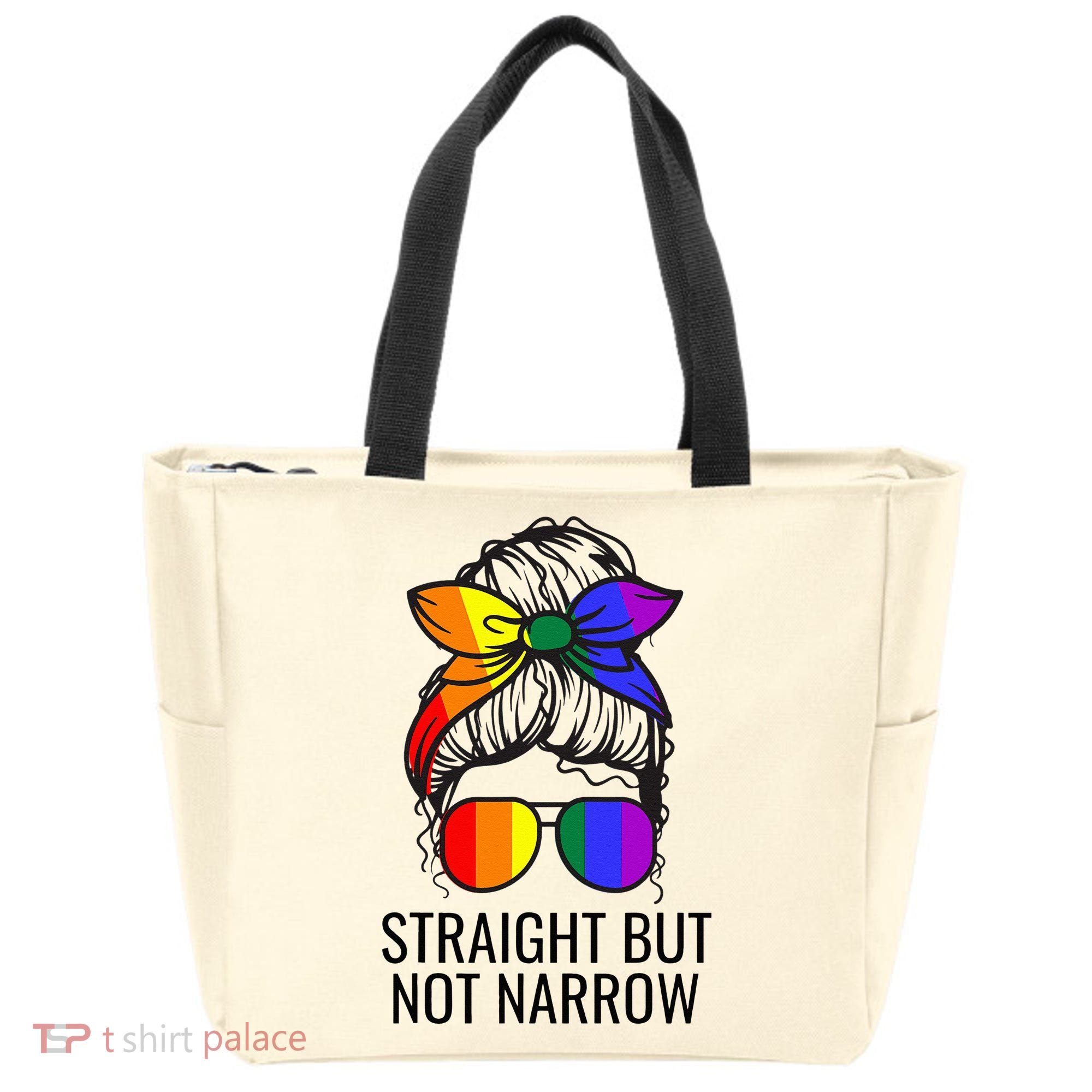 Straight But Not Narrow Proud Ally Tote Bag