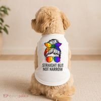 Straight But Not Narrow Proud Ally Doggie Tank thumb 2