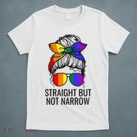 Straight But Not Narrow Proud Ally T-Shirt thumb 5