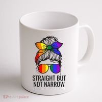 Straight But Not Narrow Proud Ally Coffee Mug thumb 1