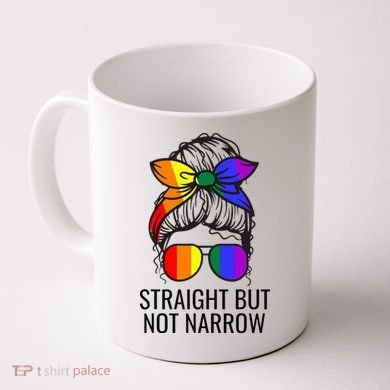 Straight But Not Narrow Proud Ally Coffee Mug