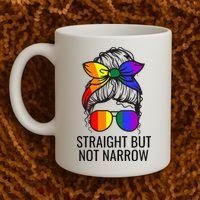 Straight But Not Narrow Proud Ally Coffee Mug thumb 2
