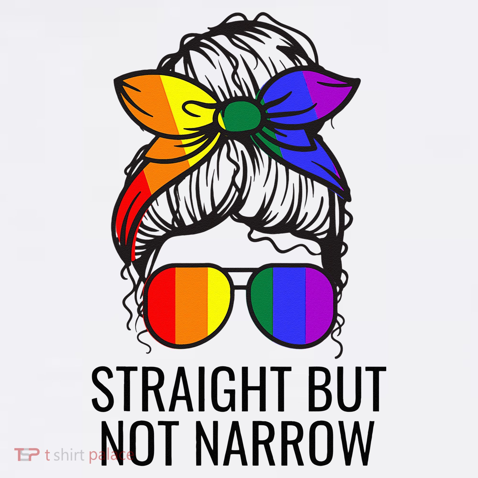 Straight But Not Narrow Proud Ally Women's Hoodie
