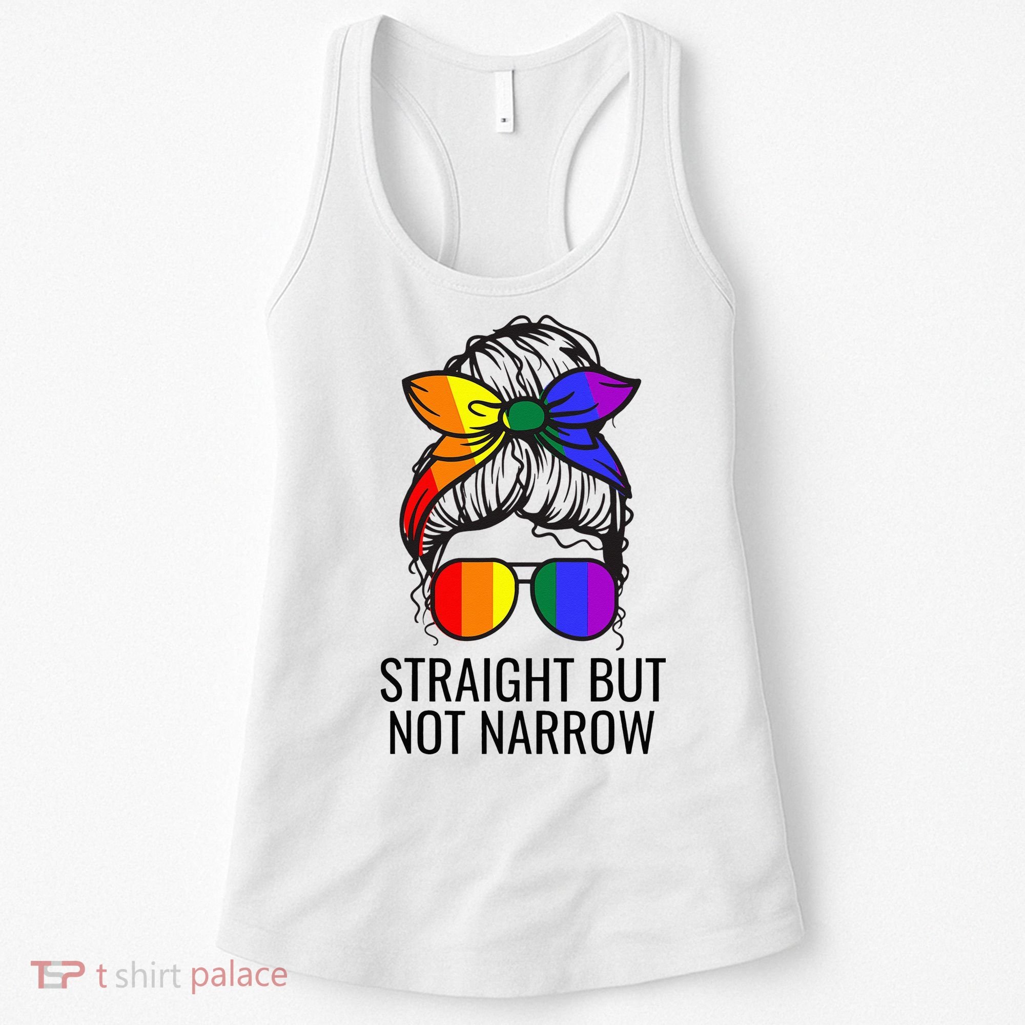 Straight But Not Narrow Proud Ally Women's Tank Top