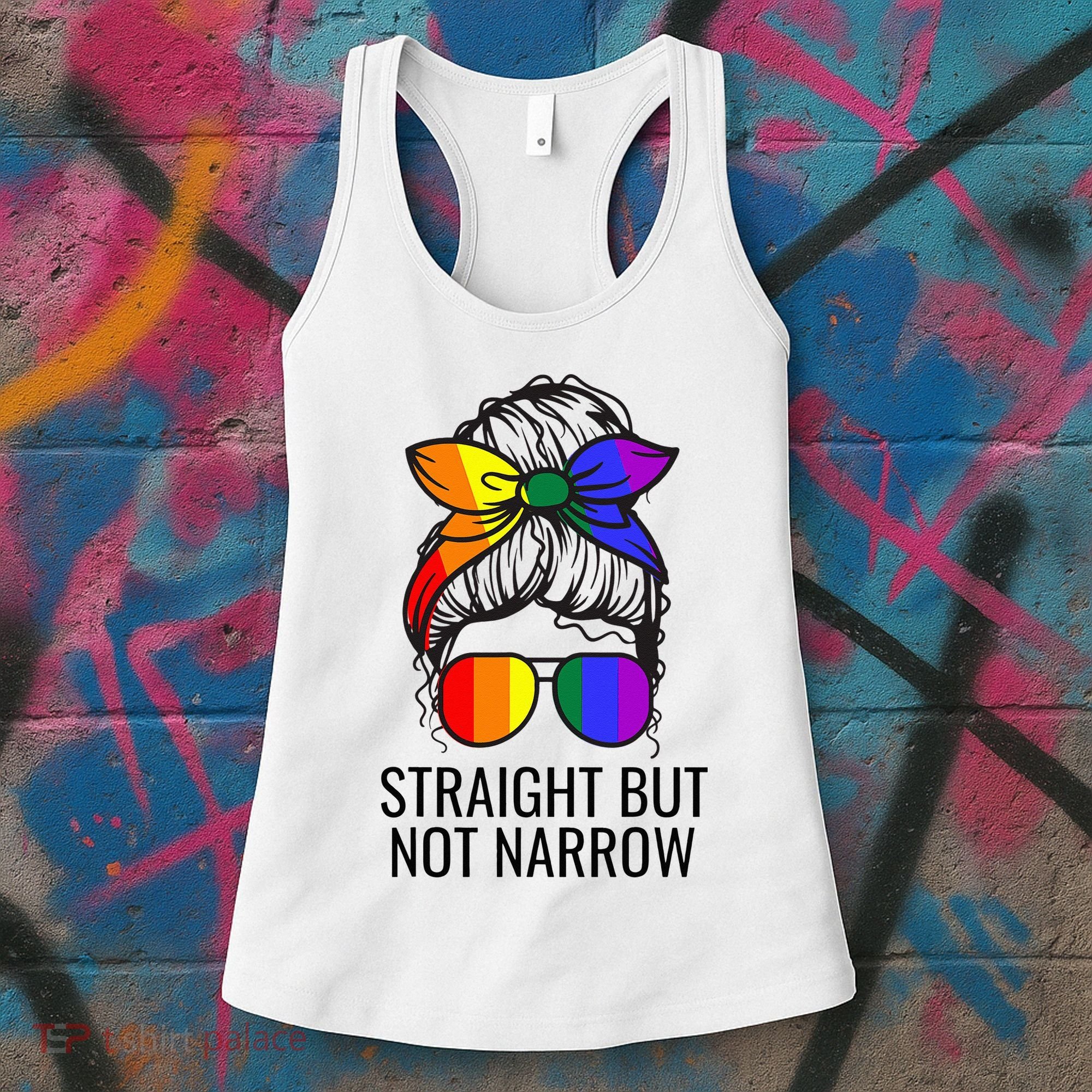 Straight But Not Narrow Proud Ally Women's Tank Top