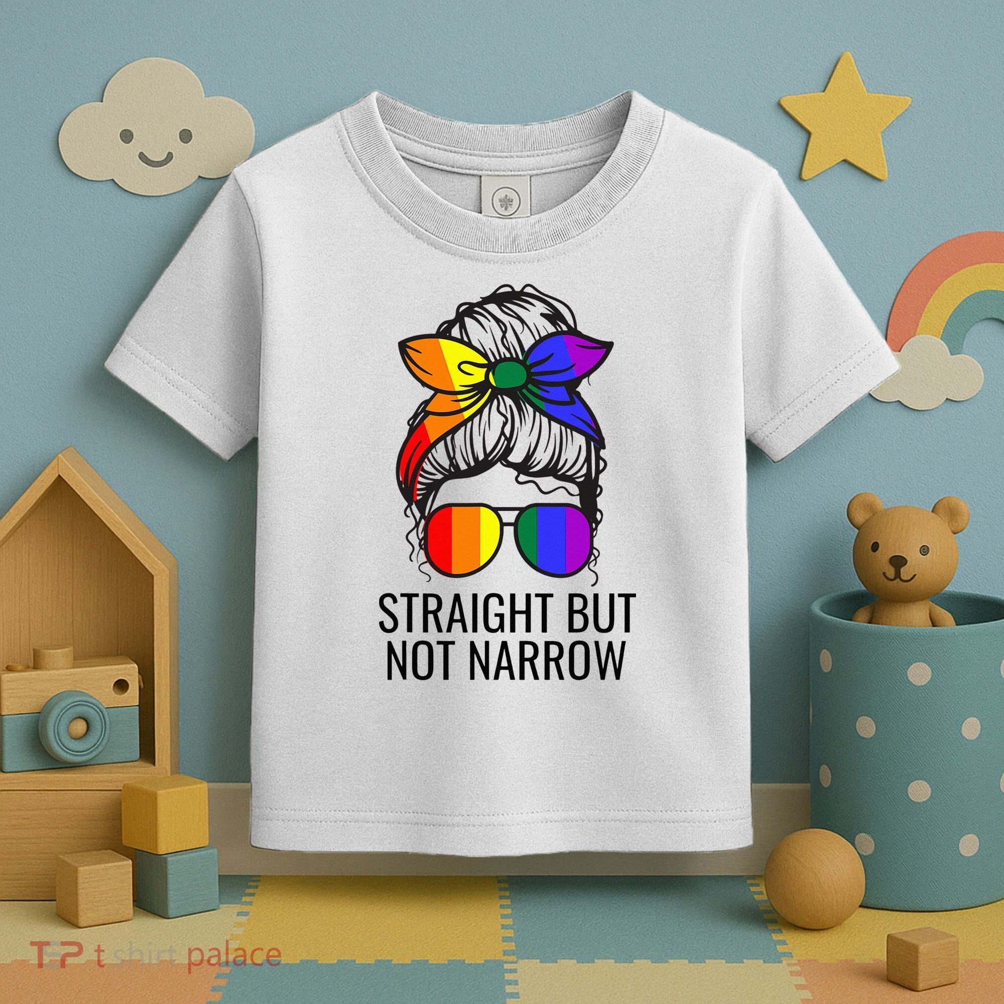Straight But Not Narrow Proud Ally Toddler T-Shirt