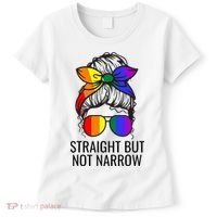 Straight But Not Narrow Proud Ally Women's T-Shirt thumb 0