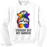 Straight But Not Narrow Proud Ally Kids Sweatshirt thumb 0
