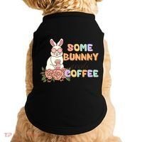 Some Bunny Needs Coffee Easter Day Gift Doggie Tank thumb 0