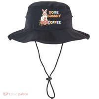 Some Bunny Needs Coffee Easter Day Gift Bucket Hat thumb 0