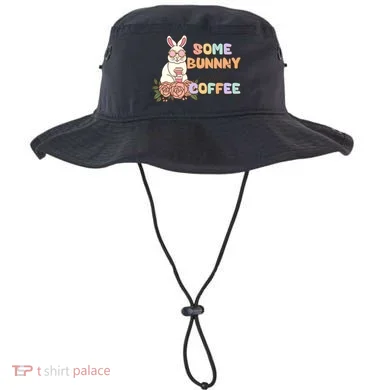 Some Bunny Needs Coffee Easter Day Gift Bucket Hat