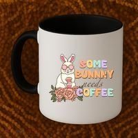 Some Bunny Needs Coffee Easter Day Gift Coffee Mug thumb 2