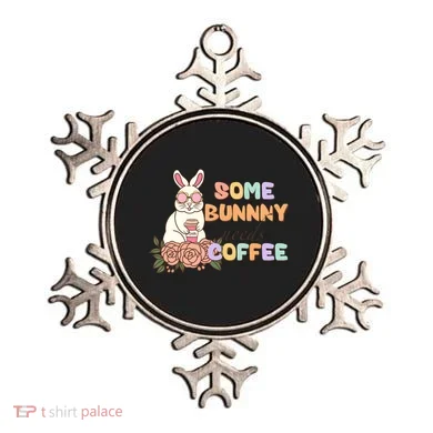 Some Bunny Needs Coffee Easter Day Gift Ornament